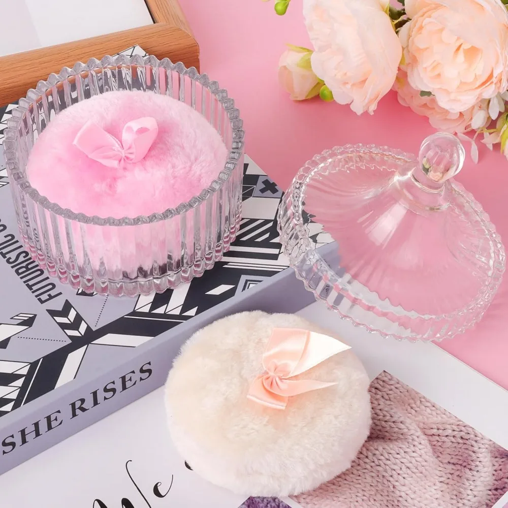Beauty Makeup Box Set - 3PCS Makeup Organizer Set Velvet Powder