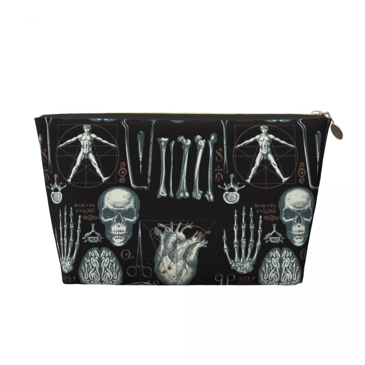Beauty Makeup Kit Box - Custom Travel Human Anatomy Printed Toiletry
