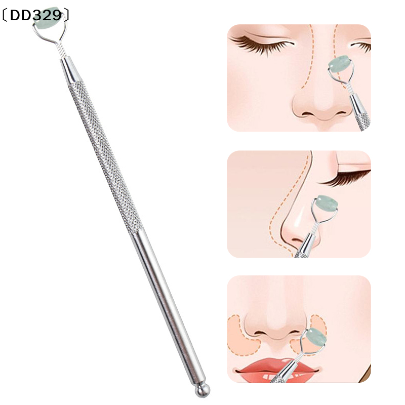Jade Roller Gua Sha - Eye Anti Wrinkle Natural Jade Roller