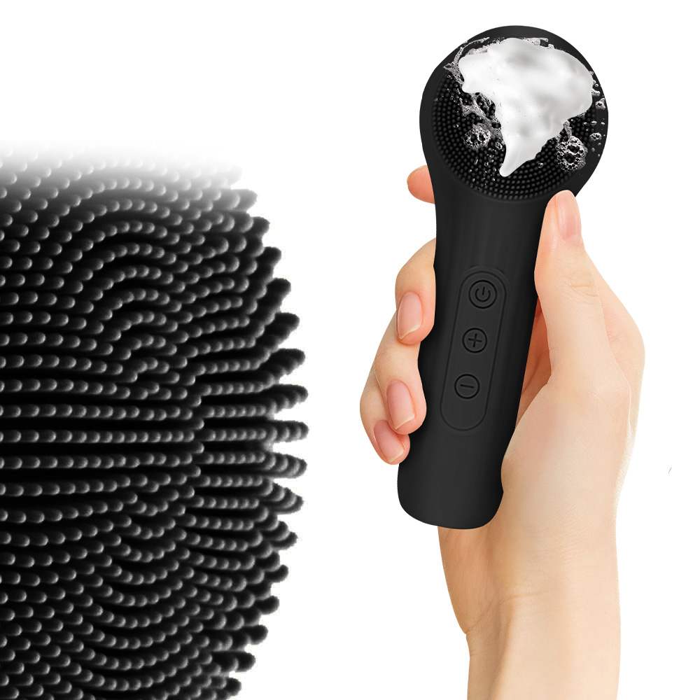 Electric Face Cleanser Brush - Sonic Waterproof Facial Cleansing Machine for