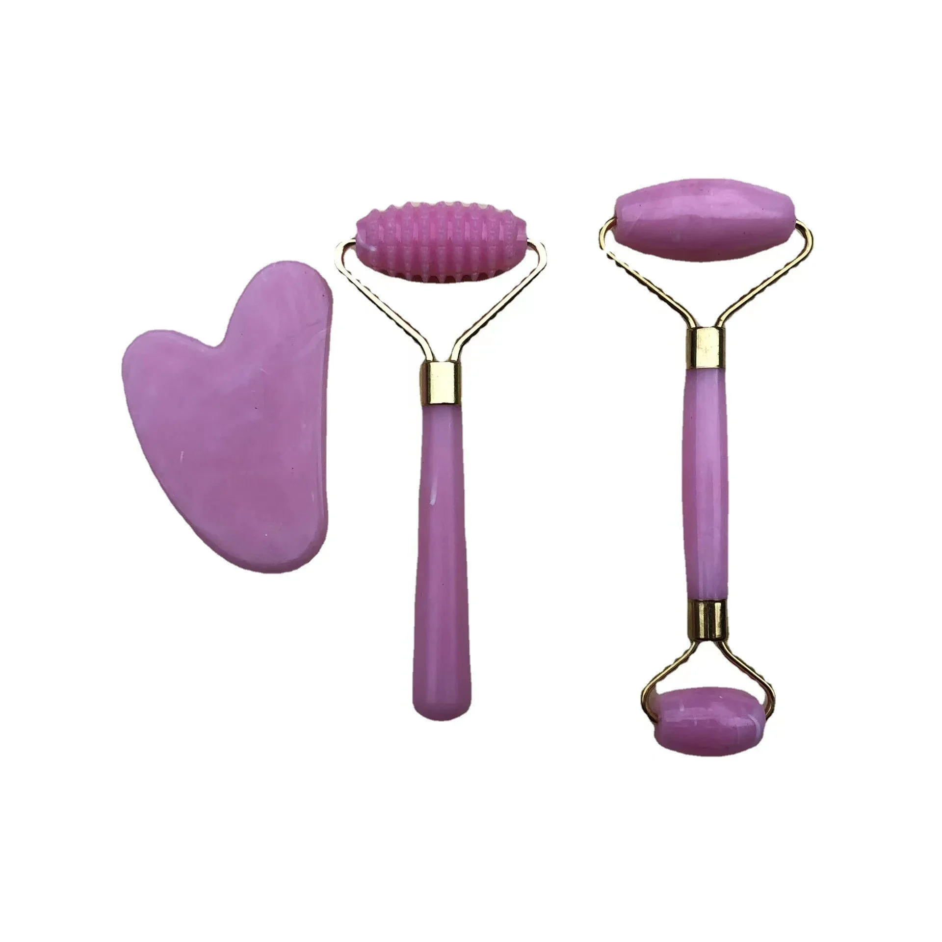 Jade Roller Gua Sha - Resin Roller Massager for Face Body