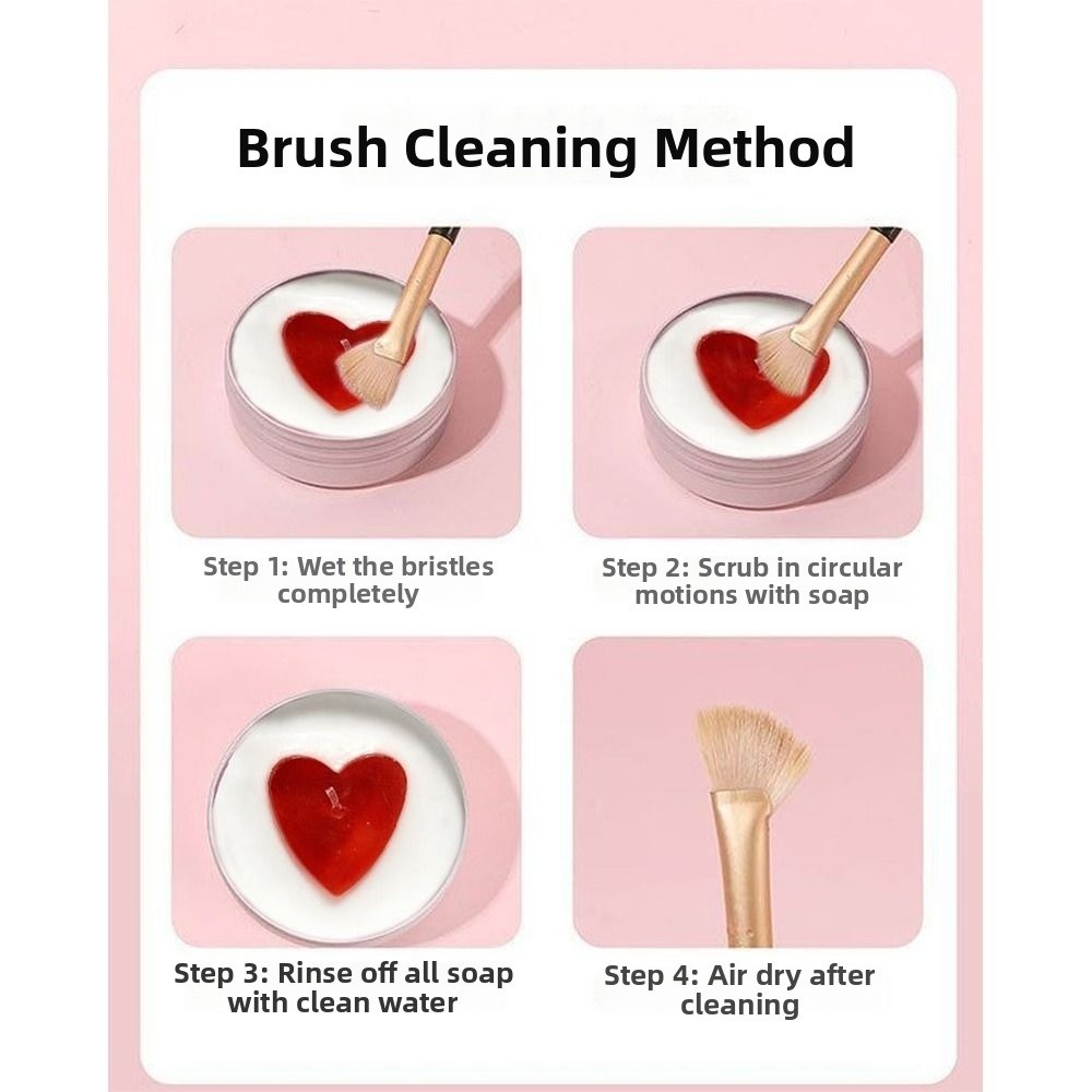 Beauty Makeup Sponge - Deep Clean Makeup Brush Cleaner Soap