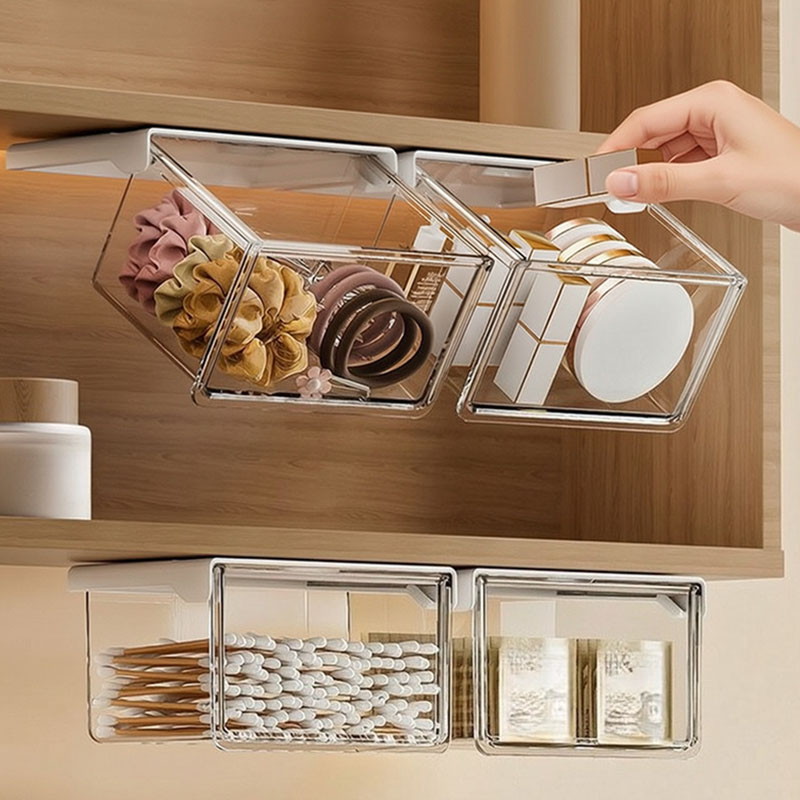 Beauty Makeup Lipstick - Under Desk Drawer Hanging Cosmetic Storage