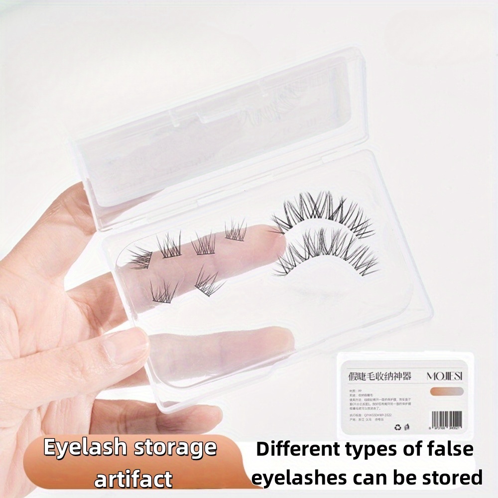 Beauty Makeup Box Set - Portable False Eyelashes Storage Box Travel
