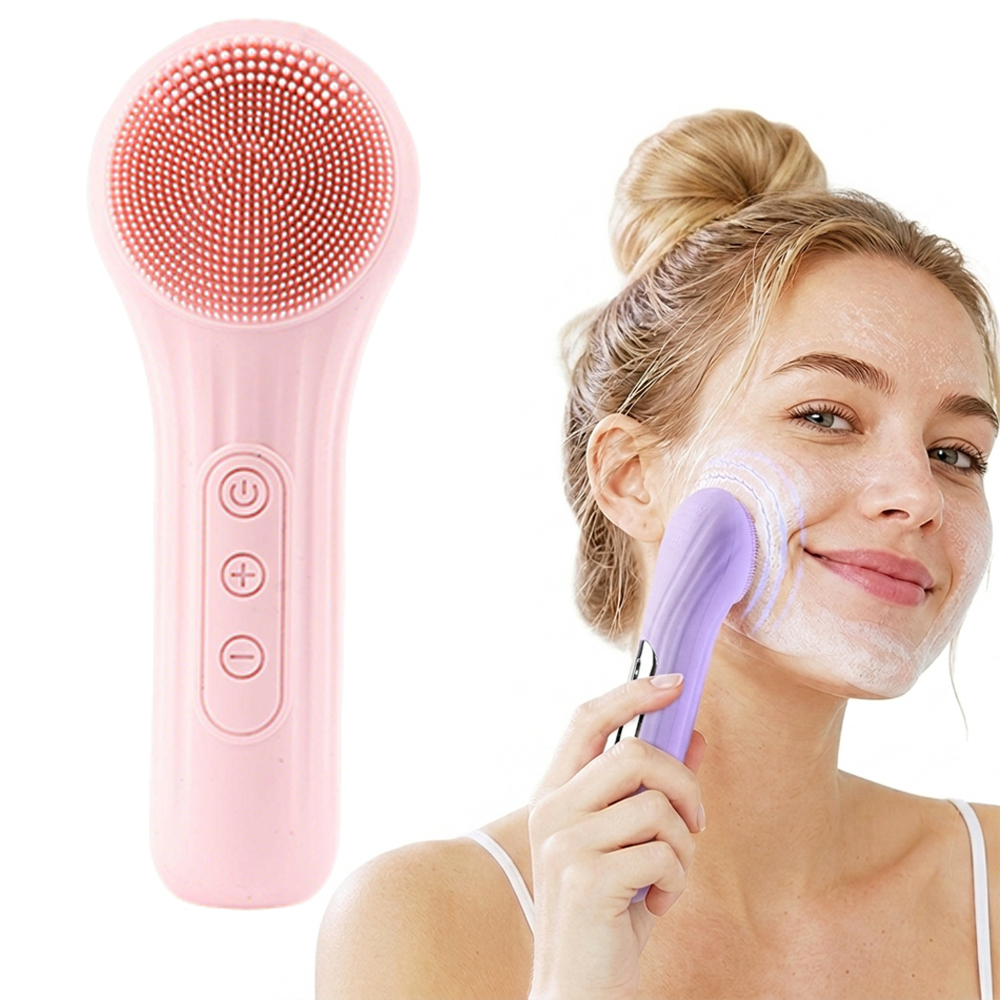 Electric Face Cleanser Brush - Electric Facial Cleanser Brush Silicone Sonic