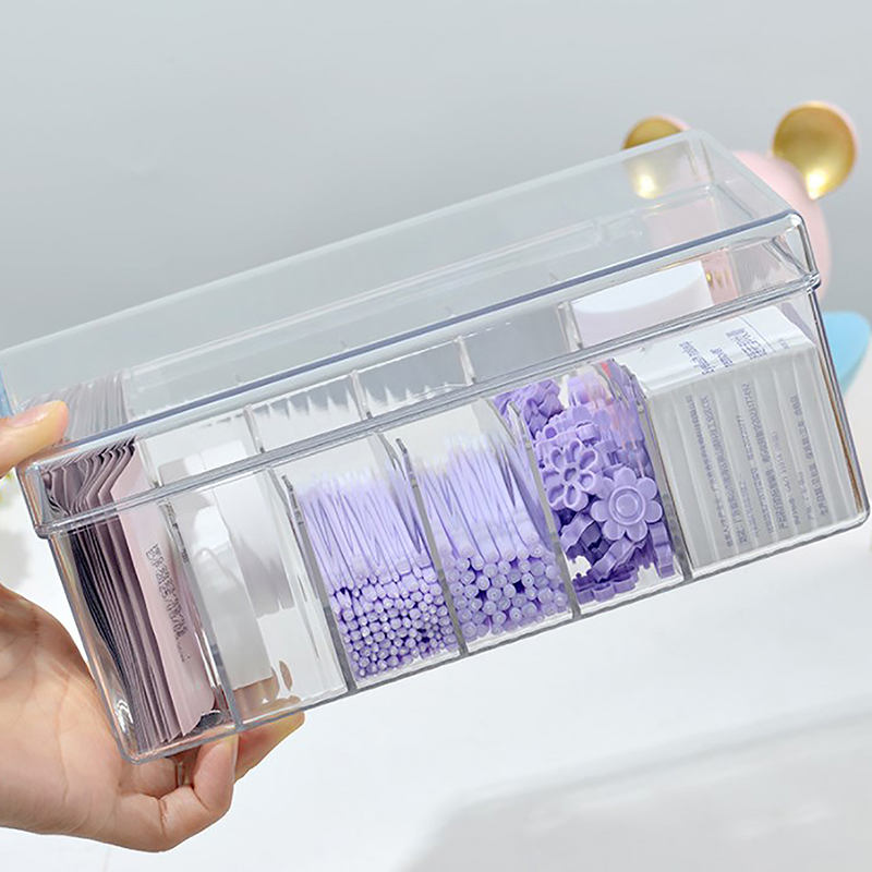 Beauty Makeup Box Set - Large Capacity Eyelash Tool Storage Box