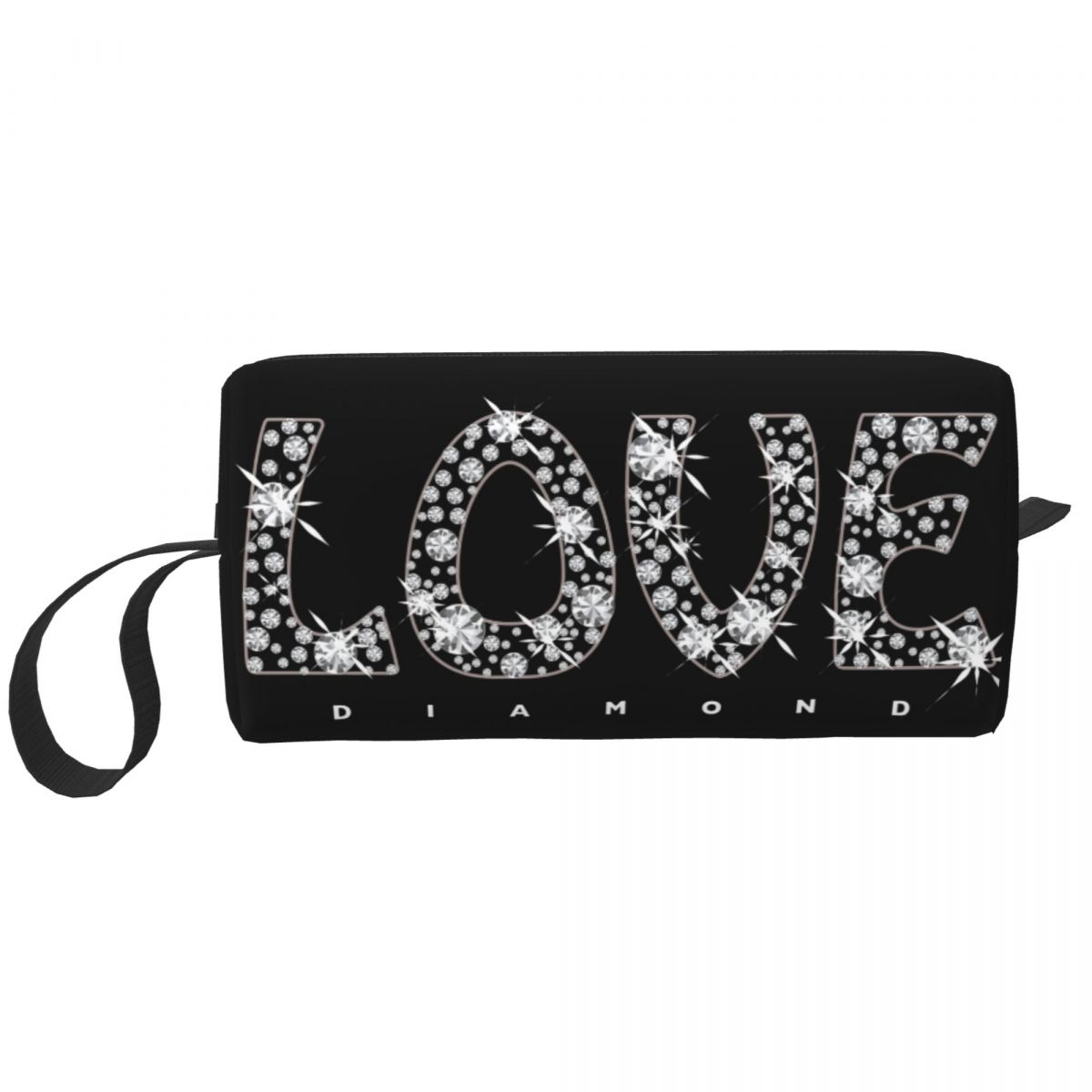 Beauty Makeup Kit Box - Custom Love Diamond Toiletry Bag for