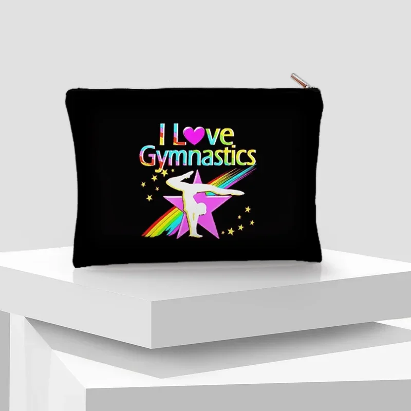 I Love Gymnastics Zipper Pouch - Beauty Makeup Lipstick 评论和价格