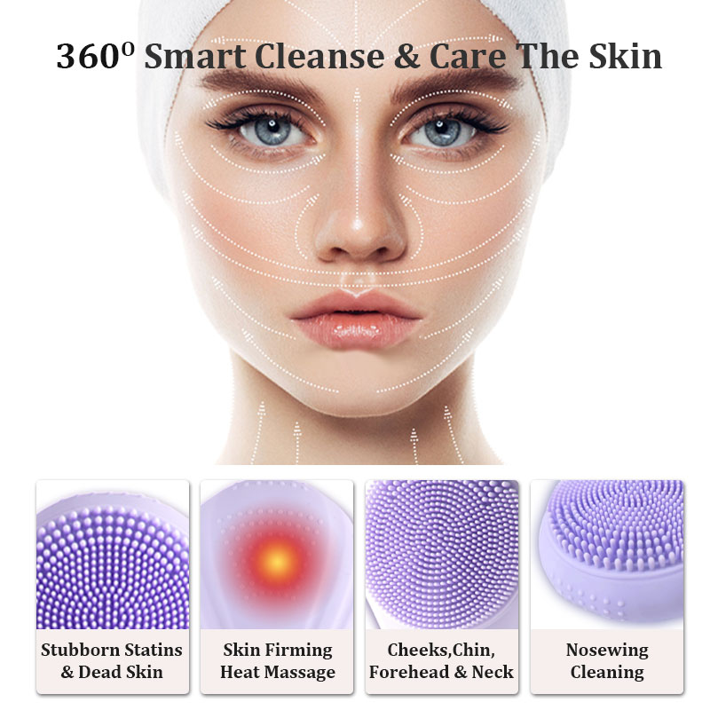 Sonic Waterproof Facial Cleans - Electric Face Cleanser Brush 评论和价格