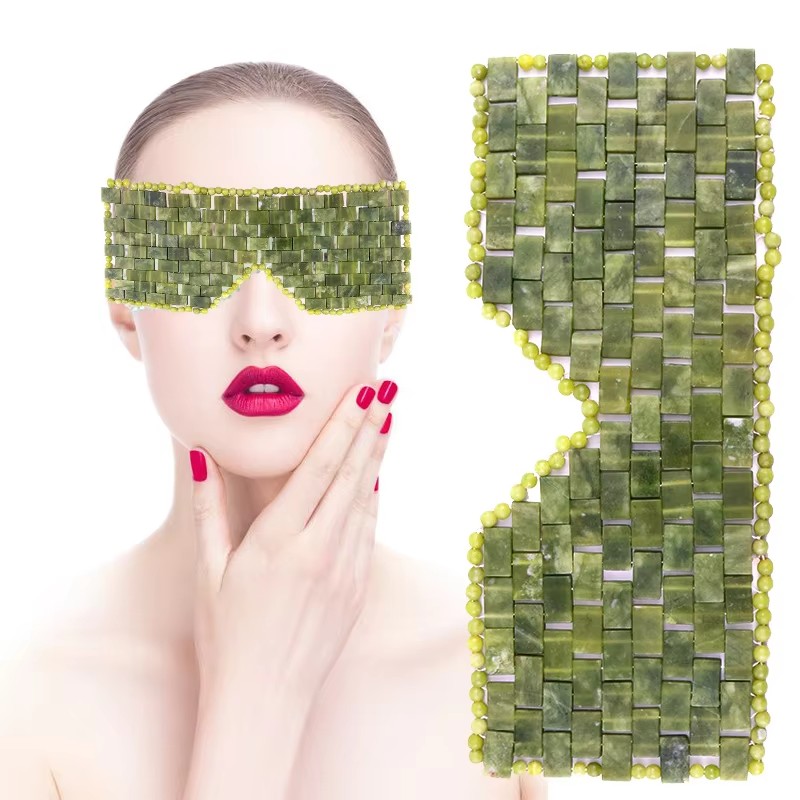 Jade Eye Mask Facial Massager  - Jade Roller Gua Sha 评论和价格