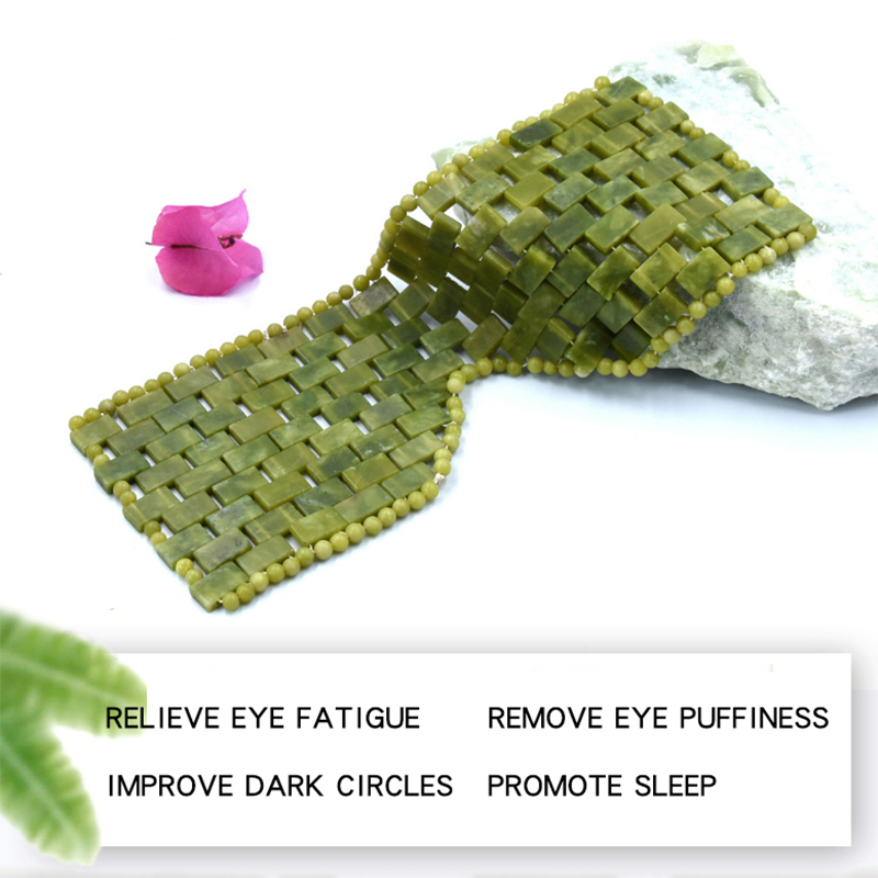 Jade Eye Mask Facial Massager  - Jade Roller Gua Sha 评论和价格
