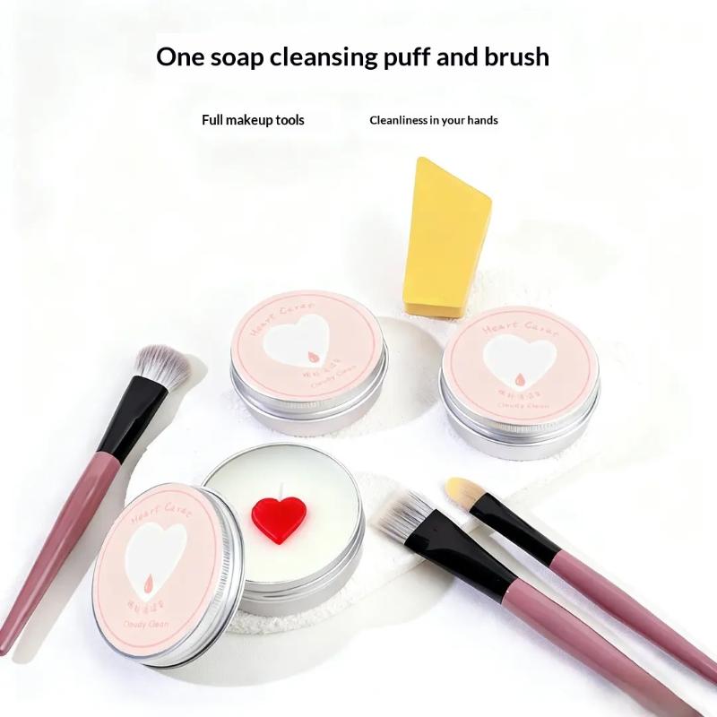 SU Cute Heart Shaped Makeup Br - Beauty Makeup Sponge 评论和价格