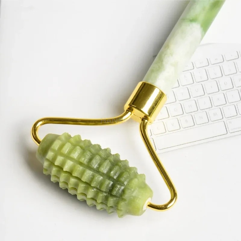 Facial Jade Massage Roller Set - Jade Roller Gua Sha 评论和价格