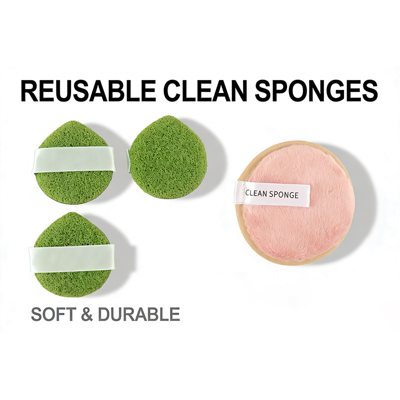 Stylish Dumpling Bag with 23 P - Beauty Makeup Sponge 评论和价格
