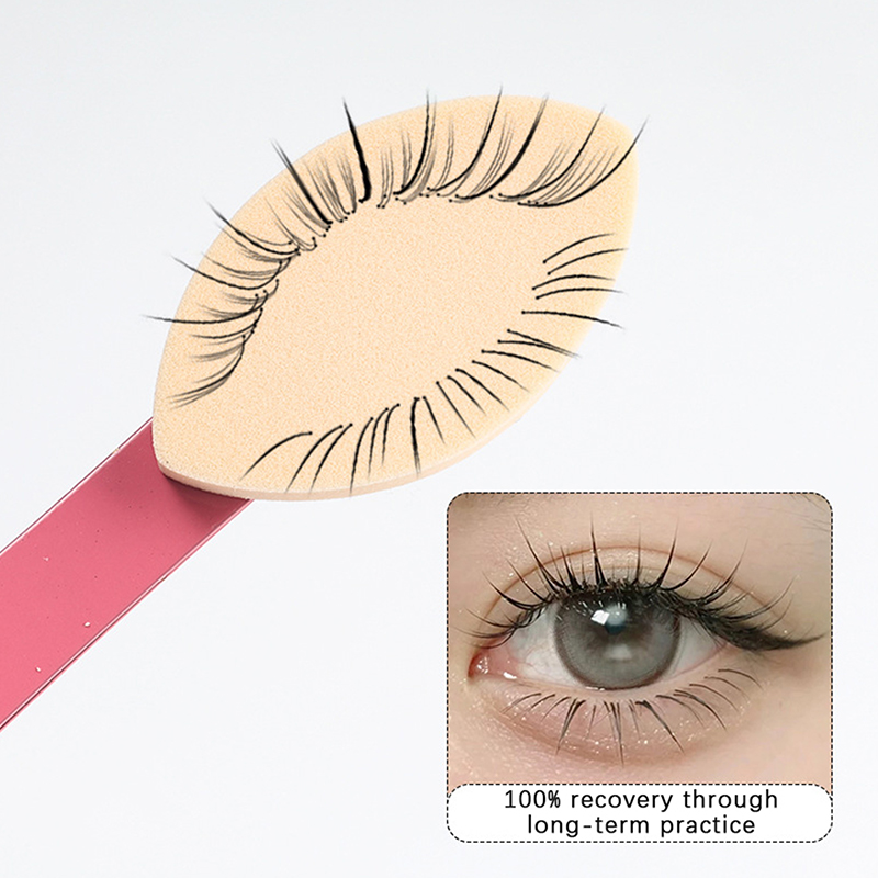 50PCS False Eyelash Pads Begin - Beauty Makeup Sponge 评论和价格