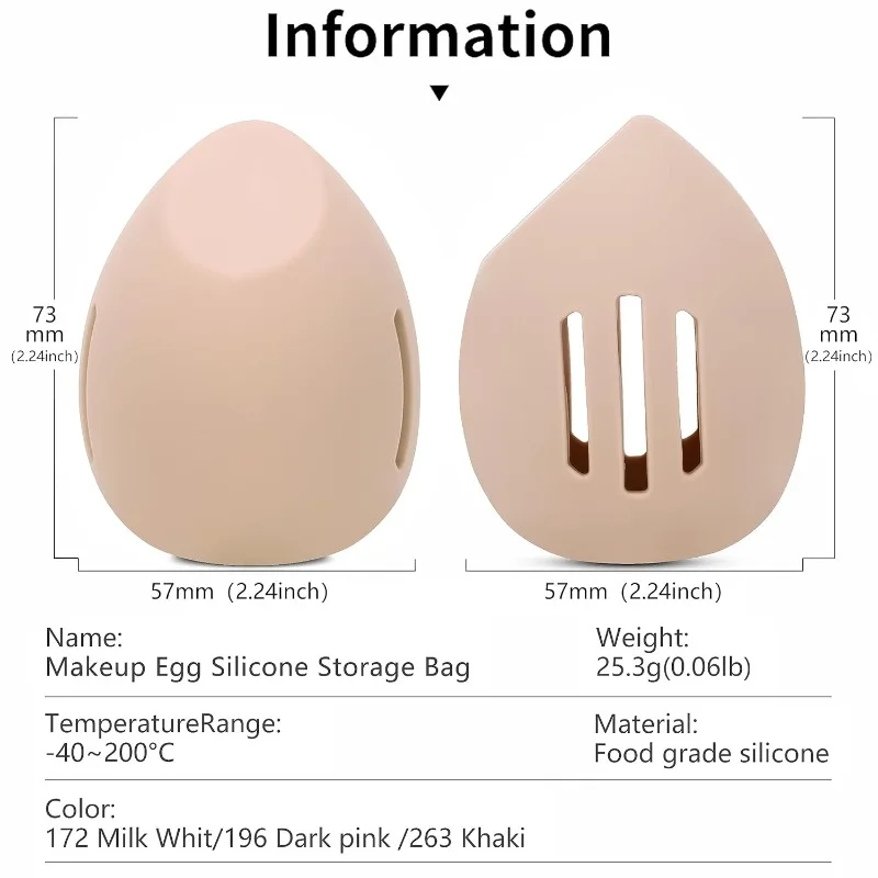 Silicone Beauty Egg Breathable - Beauty Makeup Sponge 评论和价格