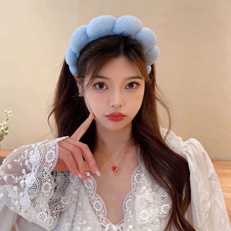 Retro Puffy Hair Band Sponge H - Beauty Makeup Sponge 评论和价格