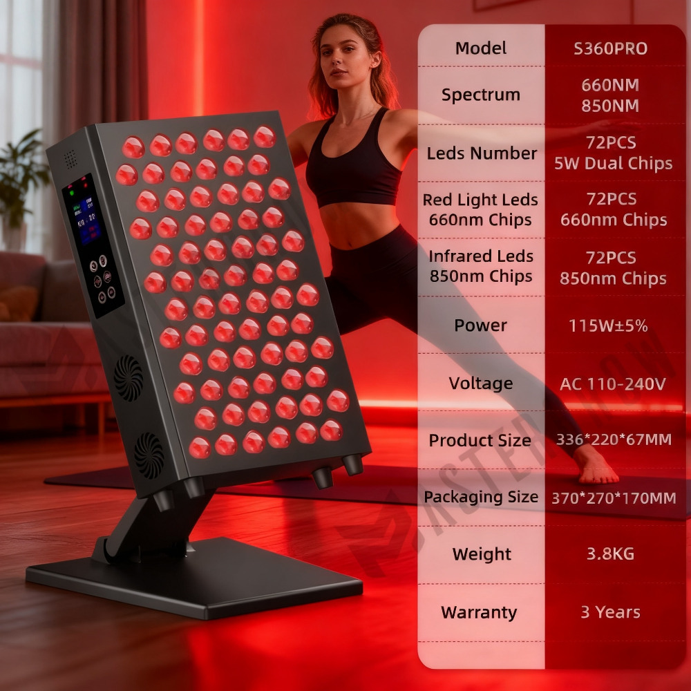 660nm850nm Led Red Light Thera - Electric Face Cleanser Brush 评论和价格