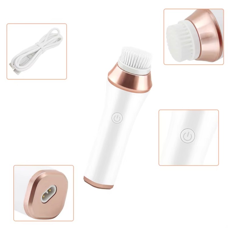 Rotating Facial Cleaning Brush - Electric Face Cleanser Brush 评论和价格