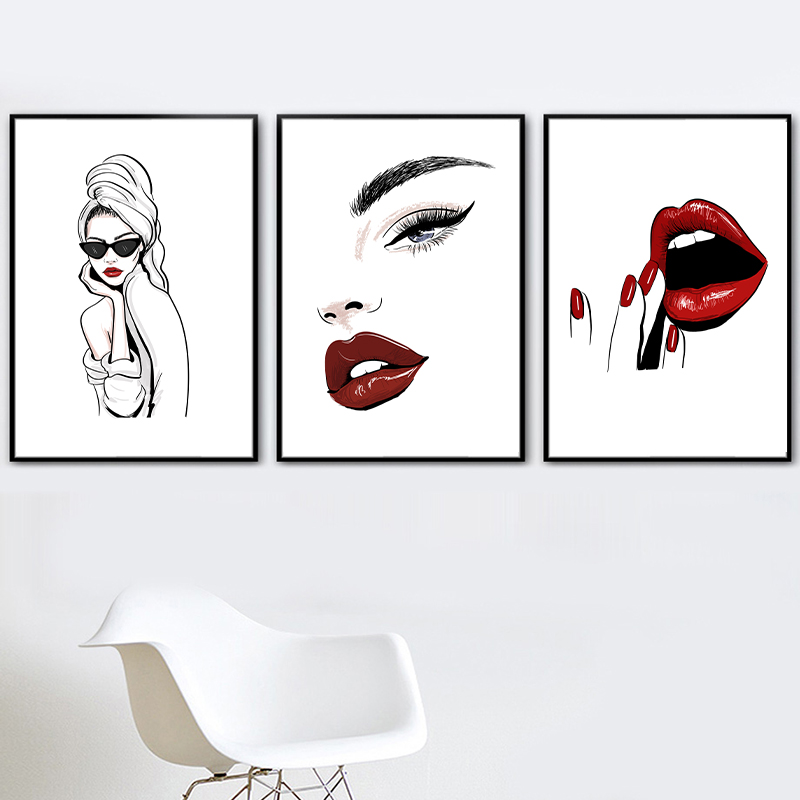 Nordic fashion makeup poster p - Makeup Is Beauty Quotes 评论和价格
