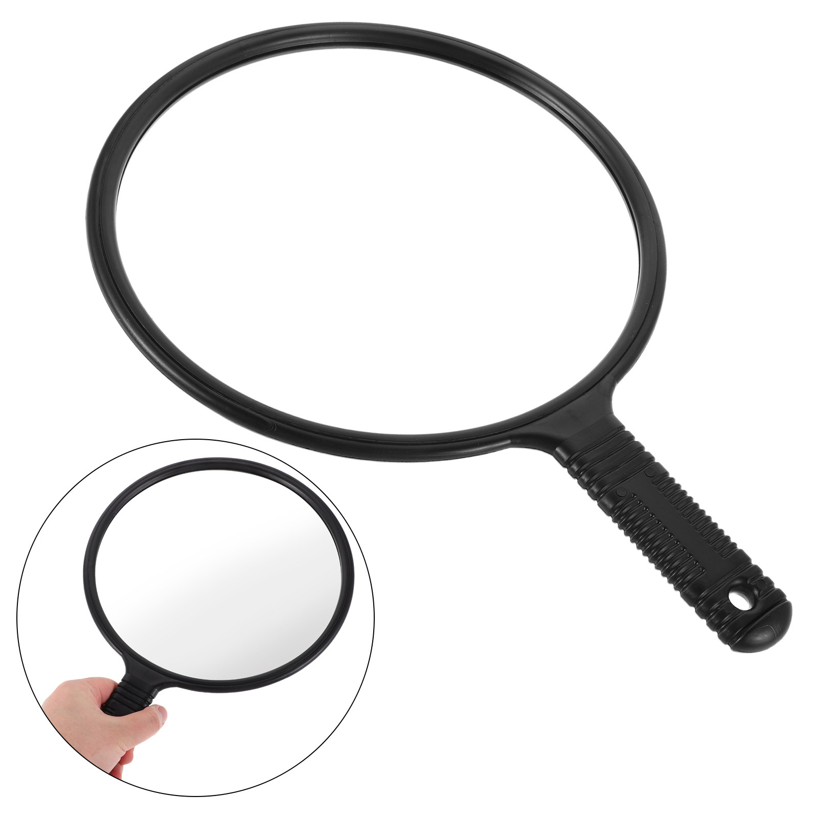 Large Round Salon Handheld Mir - Beauty Makeup Hd 评论和价格