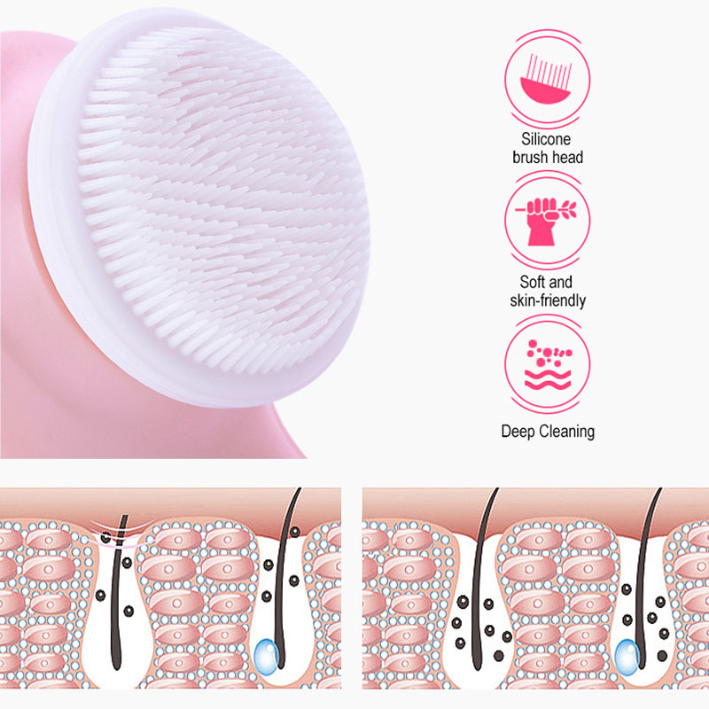 3 IN 1 Electric Facial Cleaner - Electric Face Cleanser Brush 评论和价格