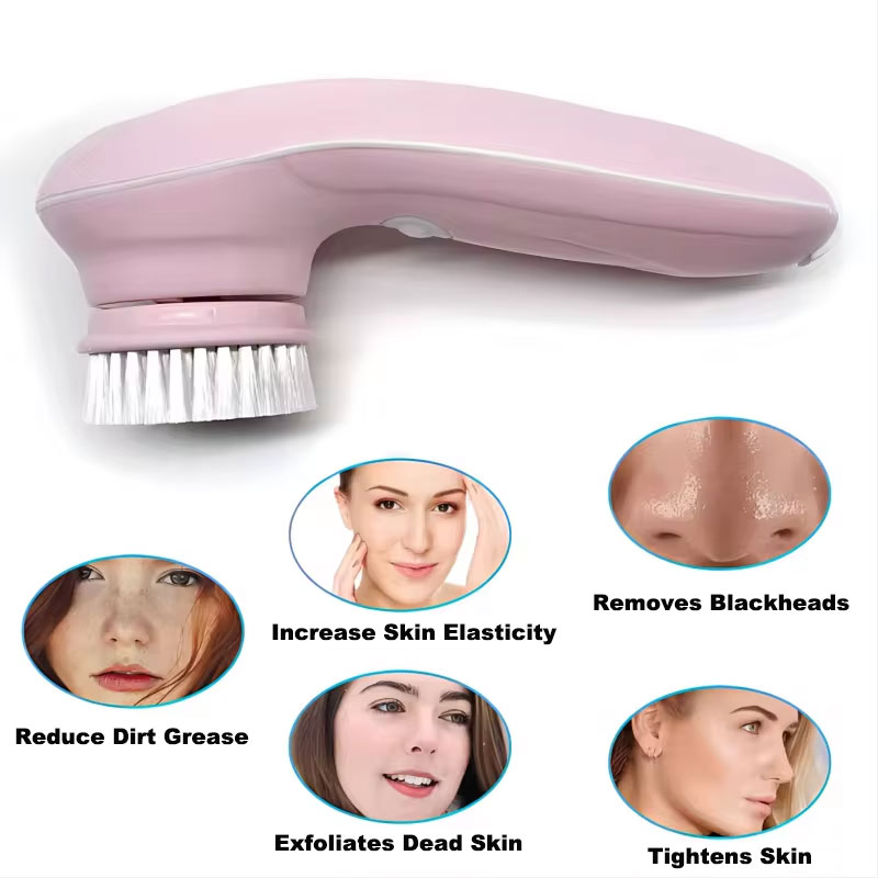 3 IN 1 Electric Facial Cleaner - Electric Face Cleanser Brush 评论和价格