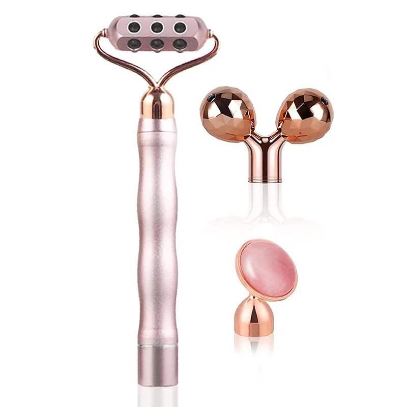 3 In 1 3D Roller Germanium Sto - Jade Roller Gua Sha 评论和价格