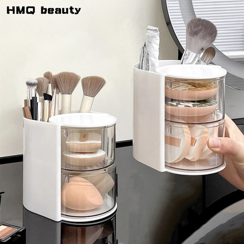 2-in-1 Rotatable Makeup Brushe - Beauty Makeup Lipstick 评论和价格