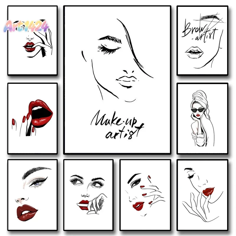 Fashion Makeup Poster Sexy Bea - Beauty Makeup Hd 评论和价格