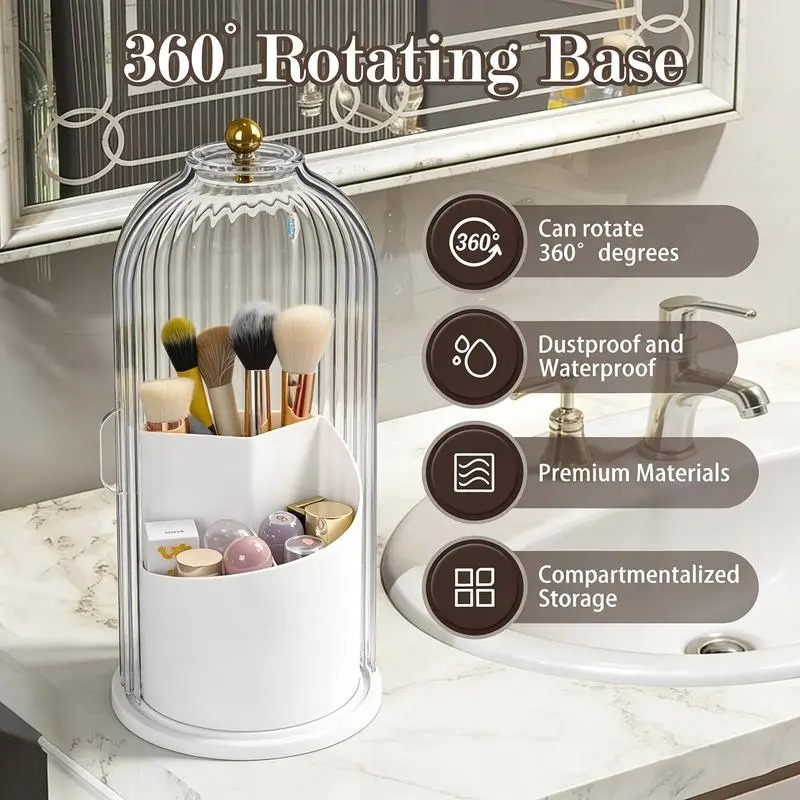 5-Piece Set, 360-Degree Rotati - Beauty Makeup Box Set 评论和价格