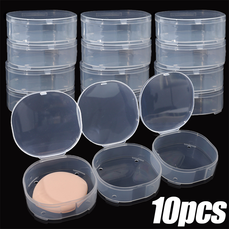 1/10pcs Transparent Square Pla - Beauty Makeup Box Set 评论和价格