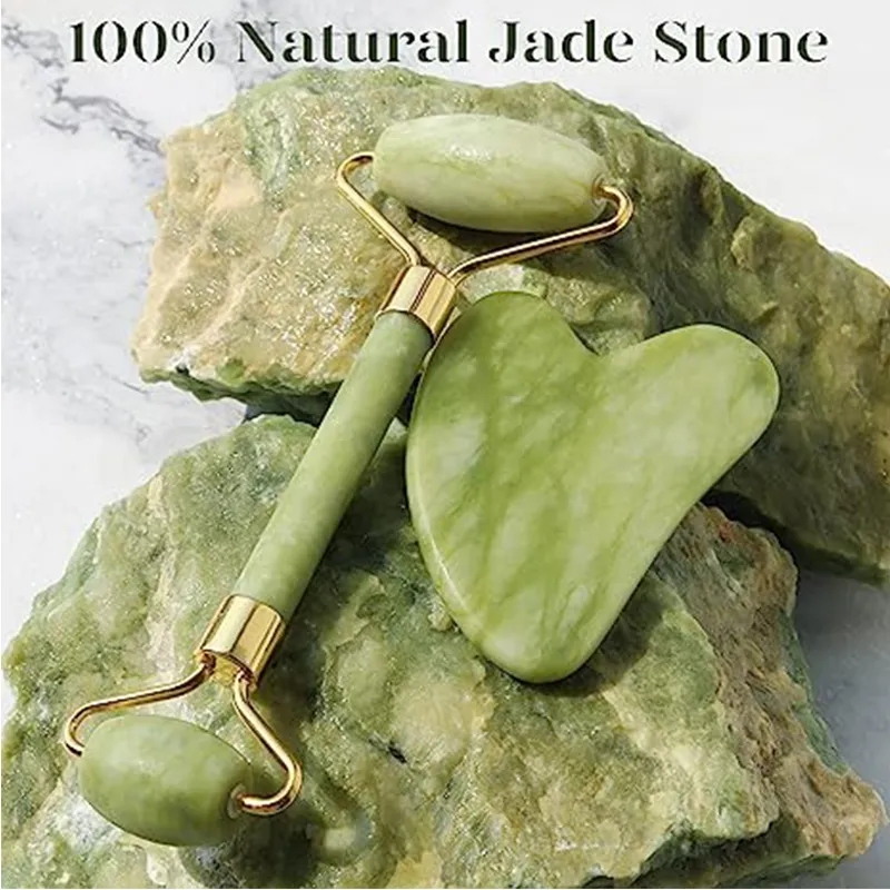 Natural Jade Roller Gua Sha Ma - Jade Roller Gua Sha 评论和价格