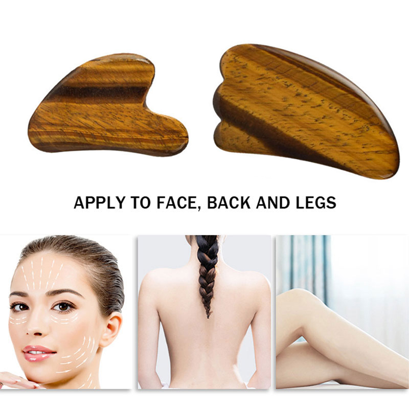 Natural Tiger Eye Jade Roller  - Jade Roller Gua Sha 评论和价格
