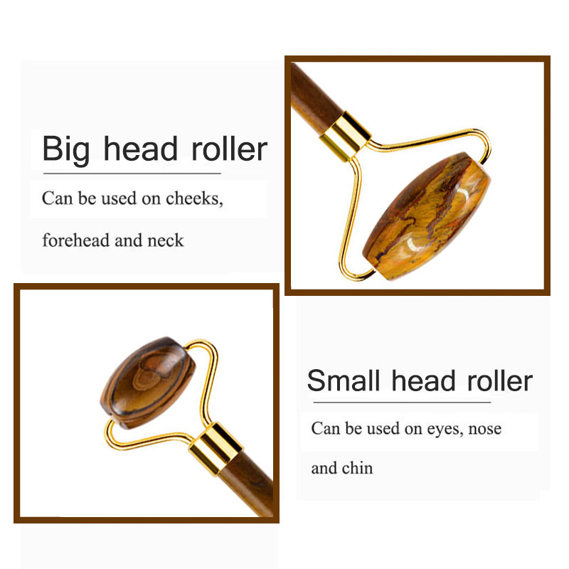 Natural Tiger Eye Jade Roller  - Jade Roller Gua Sha 评论和价格
