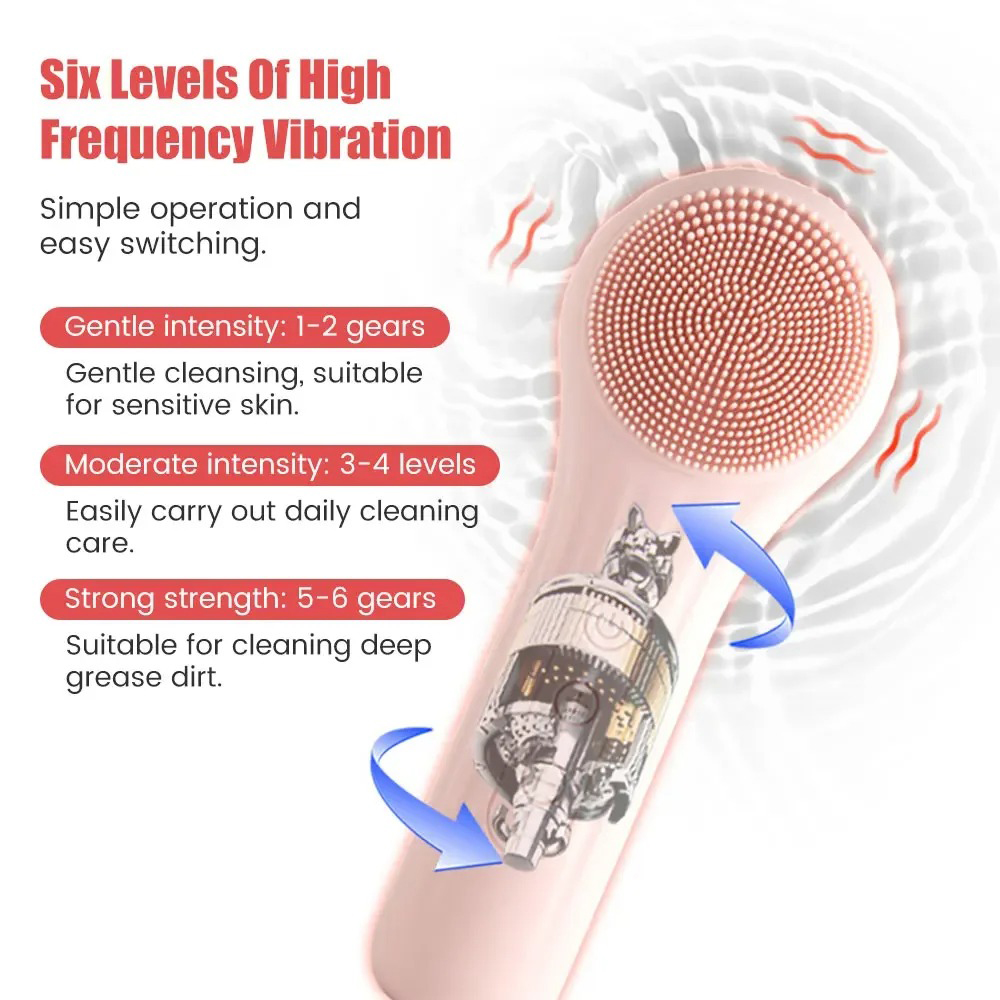 Ultrasonic Vibration Cleanser  - Electric Face Cleanser Brush 评论和价格