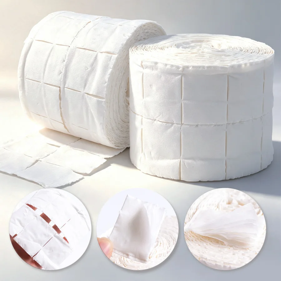 300/500Pcs Roll Lint Free Cott - Gel Nail Polish 评论和价格