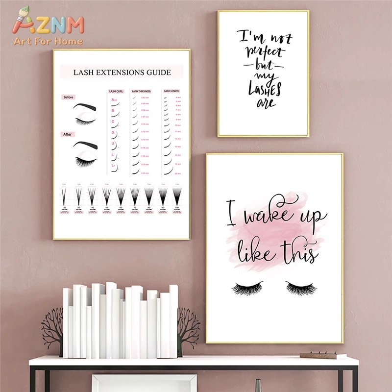 AZNM Lash Extensions Guide Can - Makeup Is Beauty Quotes 评论和价格