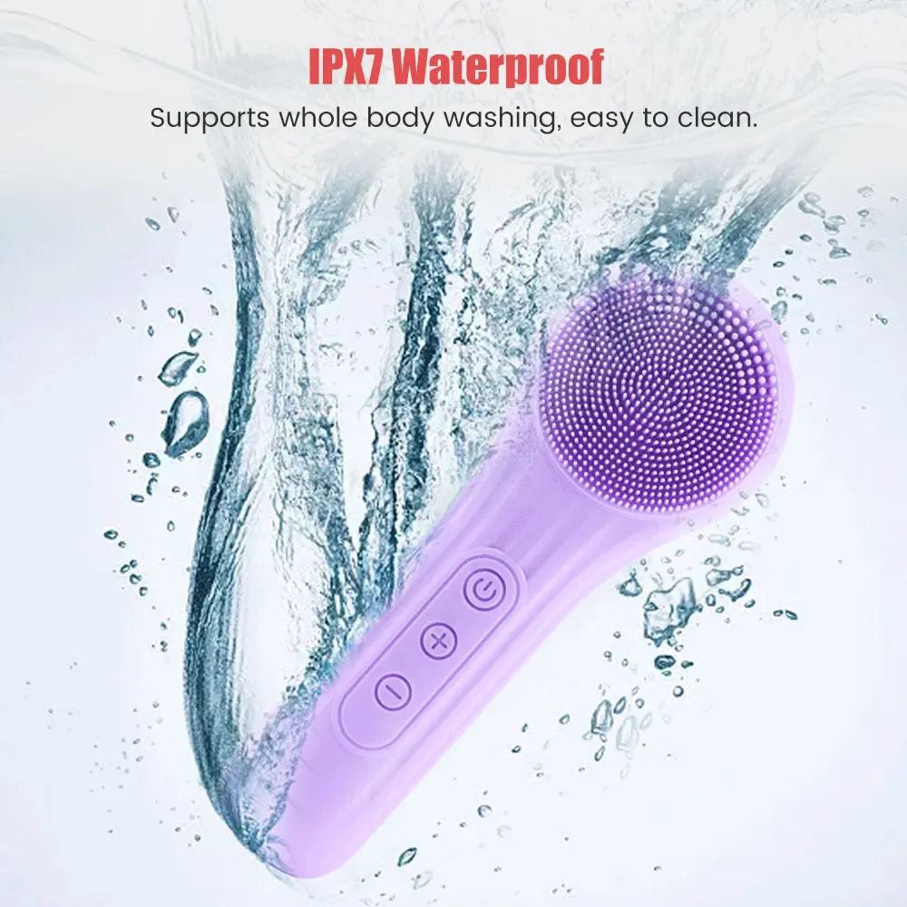 Sonic Waterproof Facial Cleans - Electric Face Cleanser Brush 评论和价格