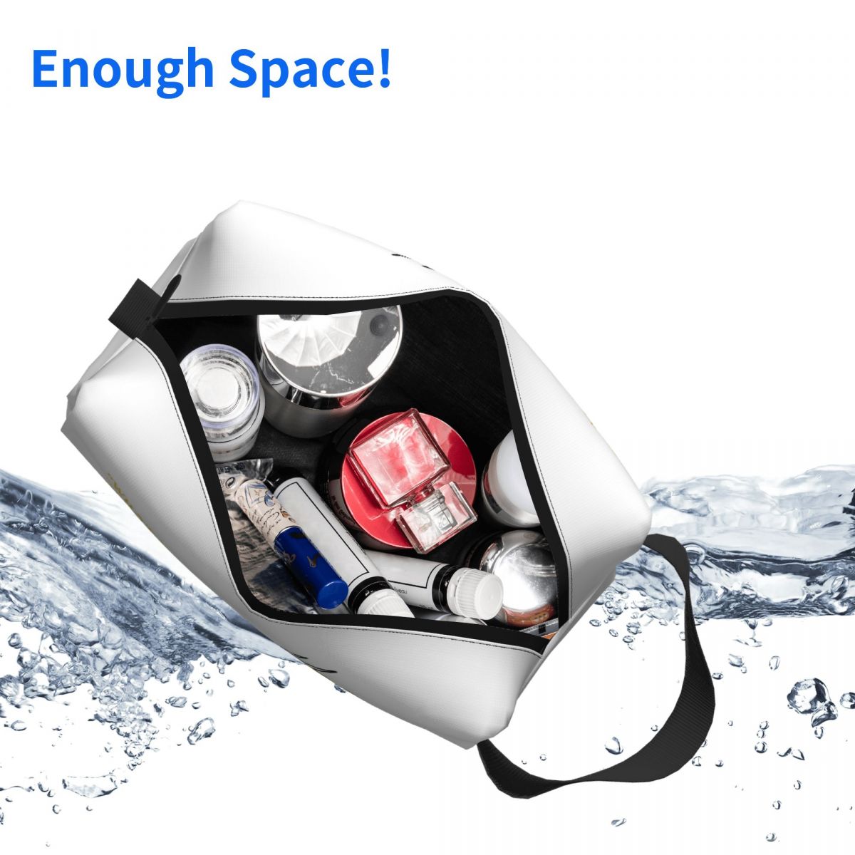 Qibli Quote Makeup Bag Cosmeti - Makeup Is Beauty Quotes 评论和价格
