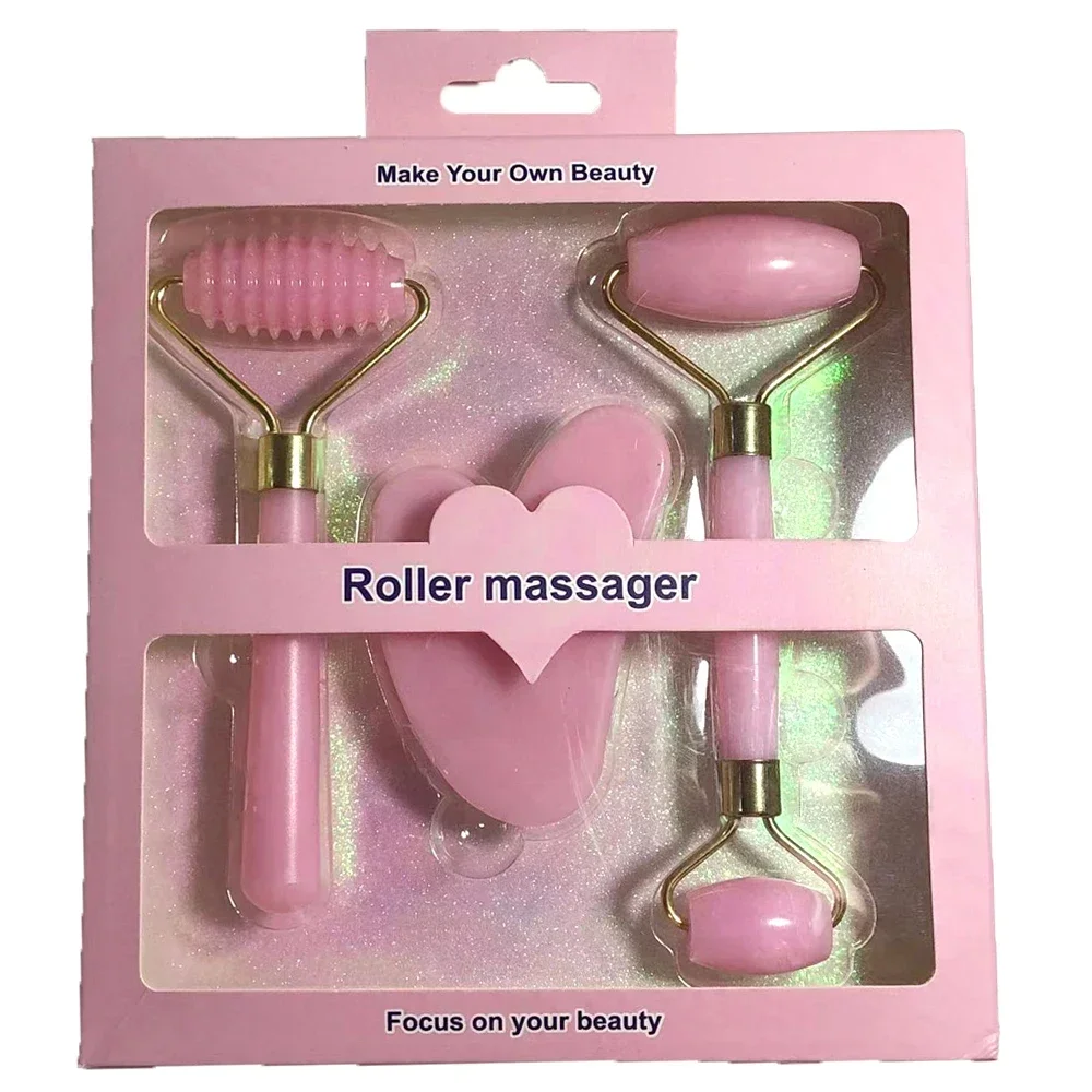 Resin Roller Massager for Face - Jade Roller Gua Sha 评论和价格