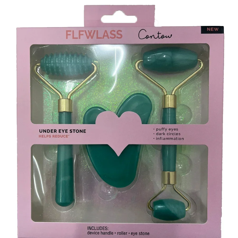 Resin Roller Massager for Face - Jade Roller Gua Sha 评论和价格