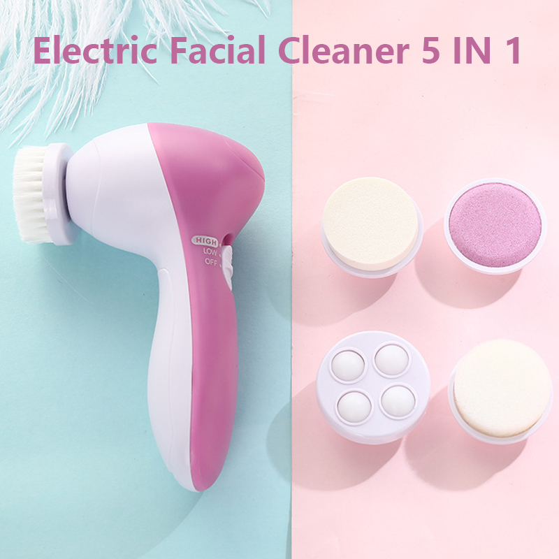 5 IN 1 Face Cleansing Brush Wa - Electric Face Cleanser Brush 评论和价格