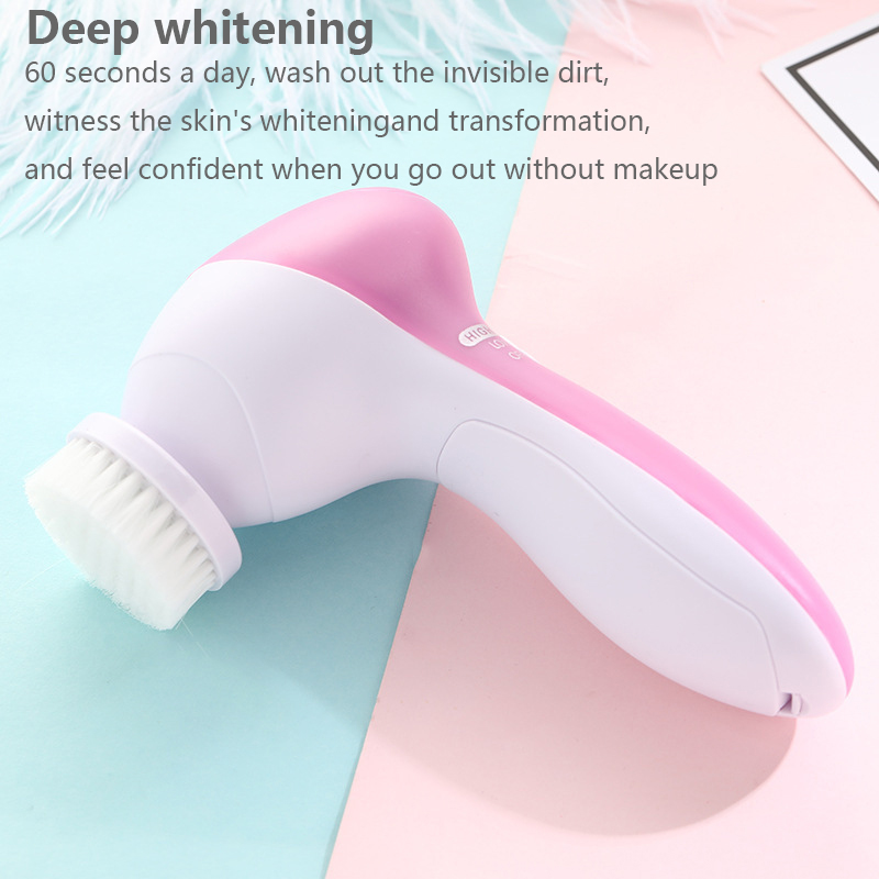 5 IN 1 Face Cleansing Brush Wa - Electric Face Cleanser Brush 评论和价格