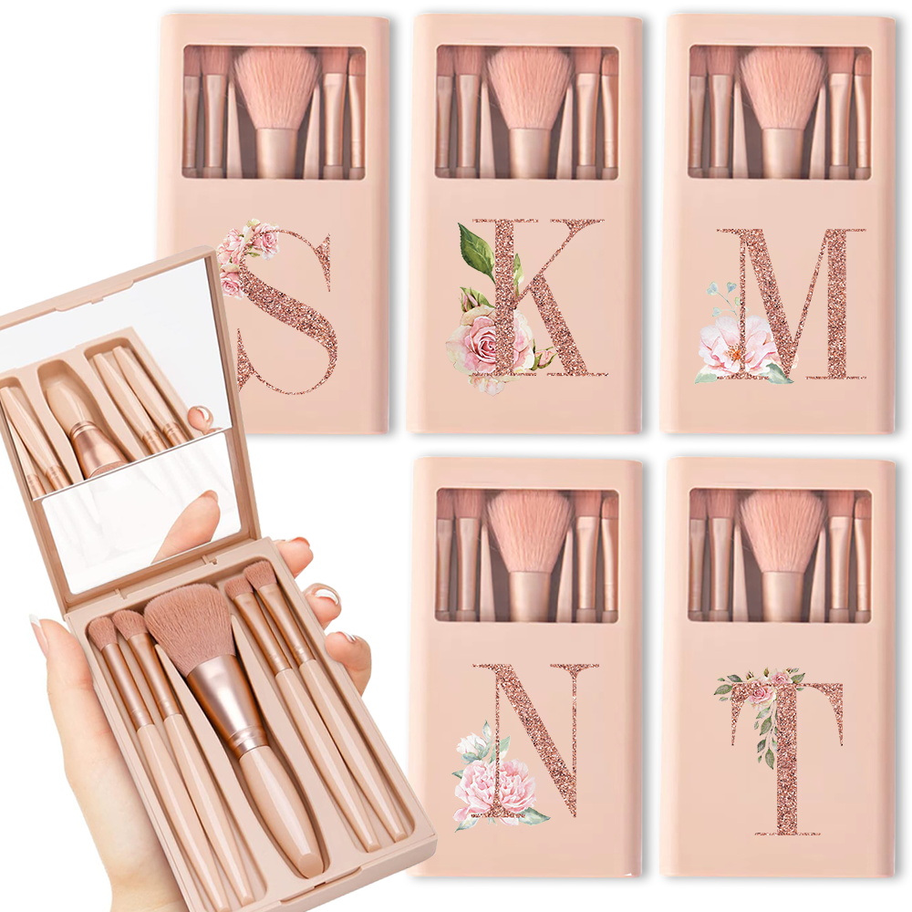 5pcs Cosmetic Brush Kit With M - Beauty Makeup Kit Box 评论和价格