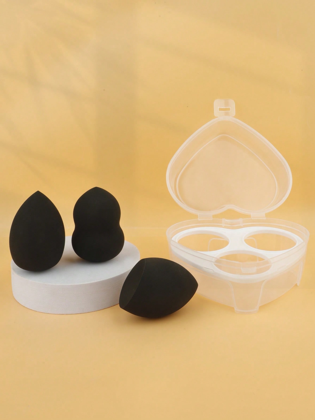 3Pcs Mini Beauty Blender Spong - Beauty Makeup Box Set 评论和价格