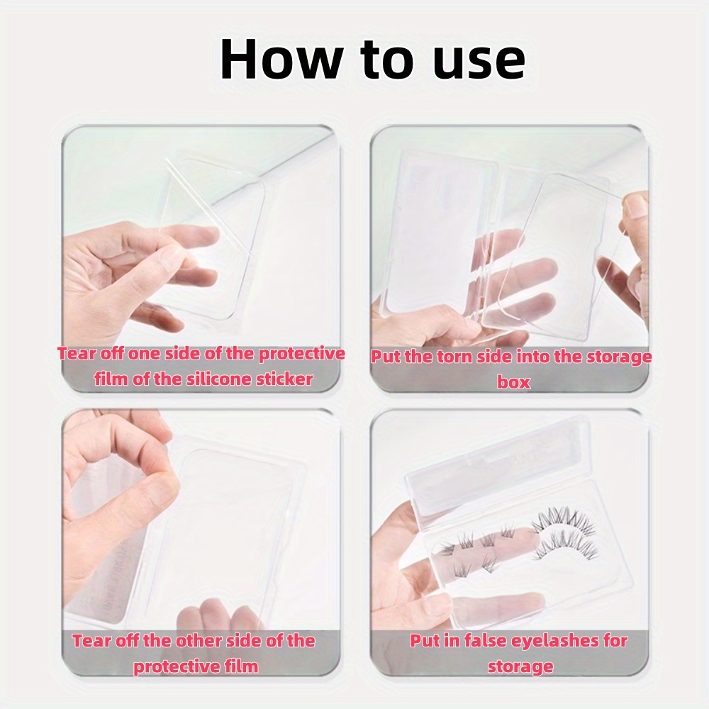 Portable False Eyelashes Stora - Beauty Makeup Box Set 评论和价格