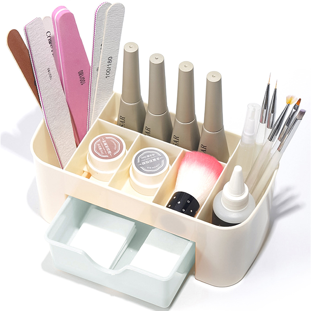Nail Art Organizer Desktop Dra - Beauty Makeup Lipstick 评论和价格
