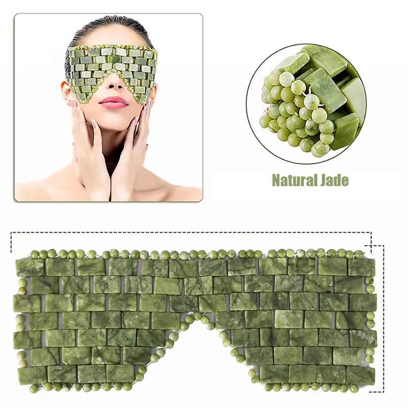 Natural Xiuyan Jade Facial Mas - Jade Roller Gua Sha 评论和价格