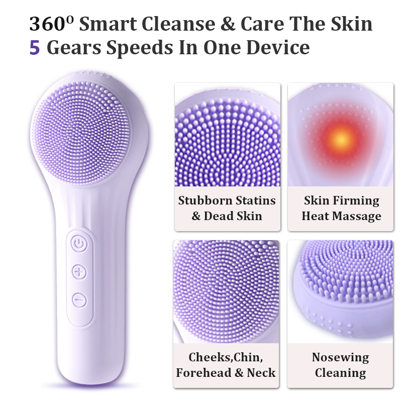 Sonic Waterproof Facial Cleans - Electric Face Cleanser Brush 评论和价格